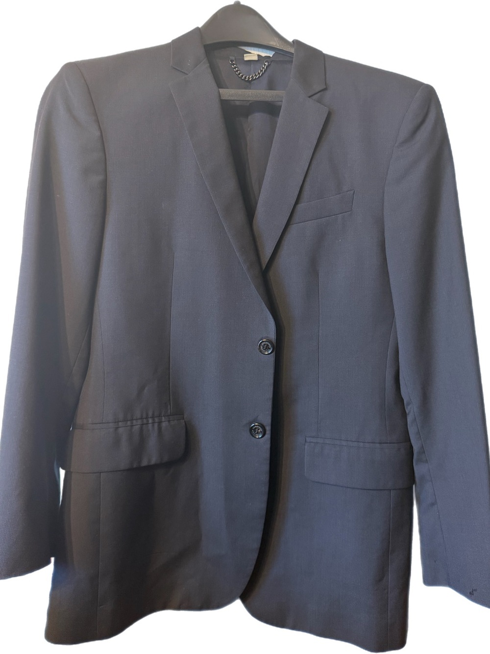 Burberry Classic Black Two-Button Sport Coat